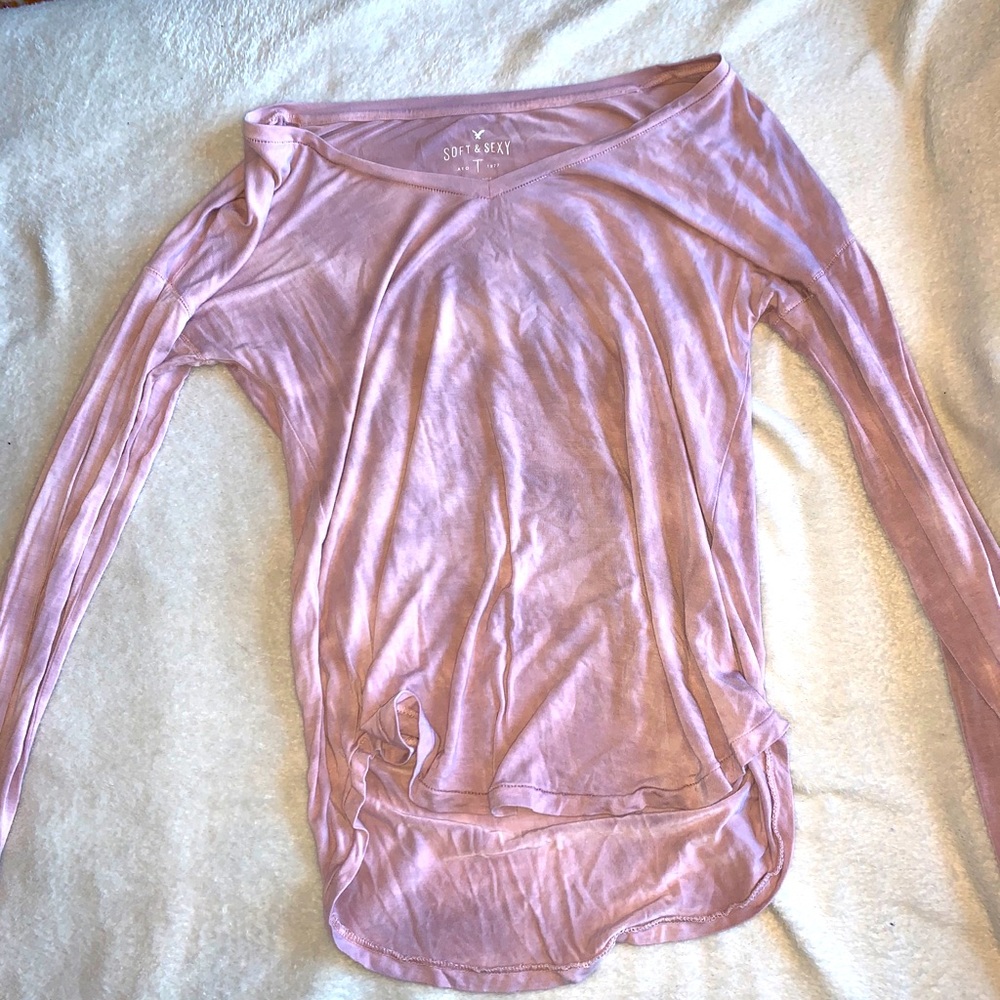 American Eagle Soft And Sexy Long Sleeve Tee